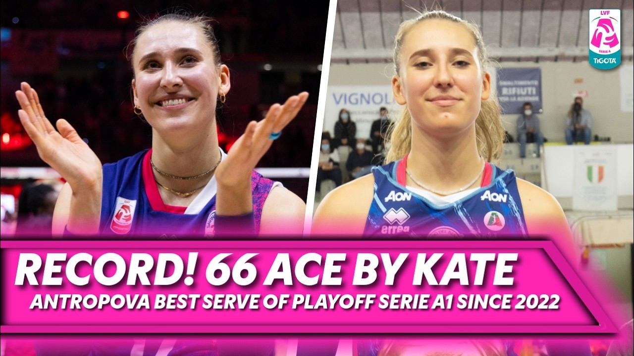 RECORD ANTROPOVA, 66 ACE IN PLAYOFF SERIE A1 LVF | Best Performance | LVF 25/26