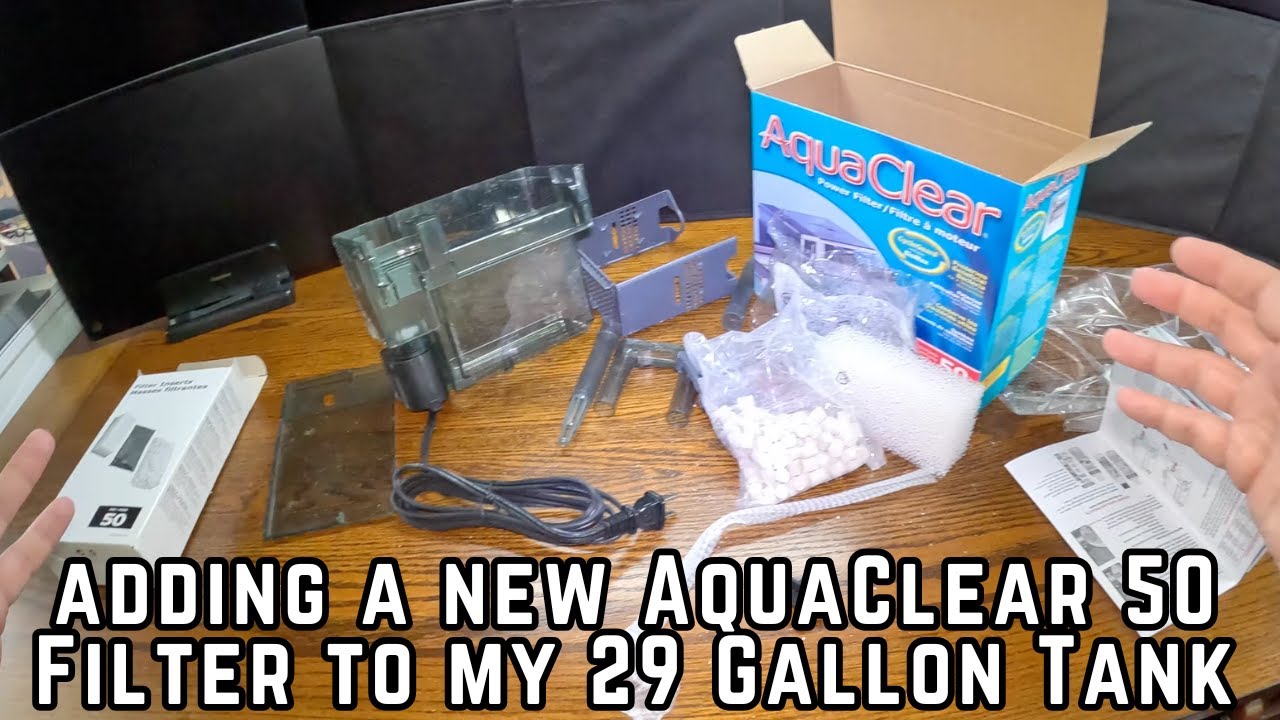 Aquaclear 50 Aquarium Hang-On Back Filter Unboxing, Setup and Review - (Fluval)