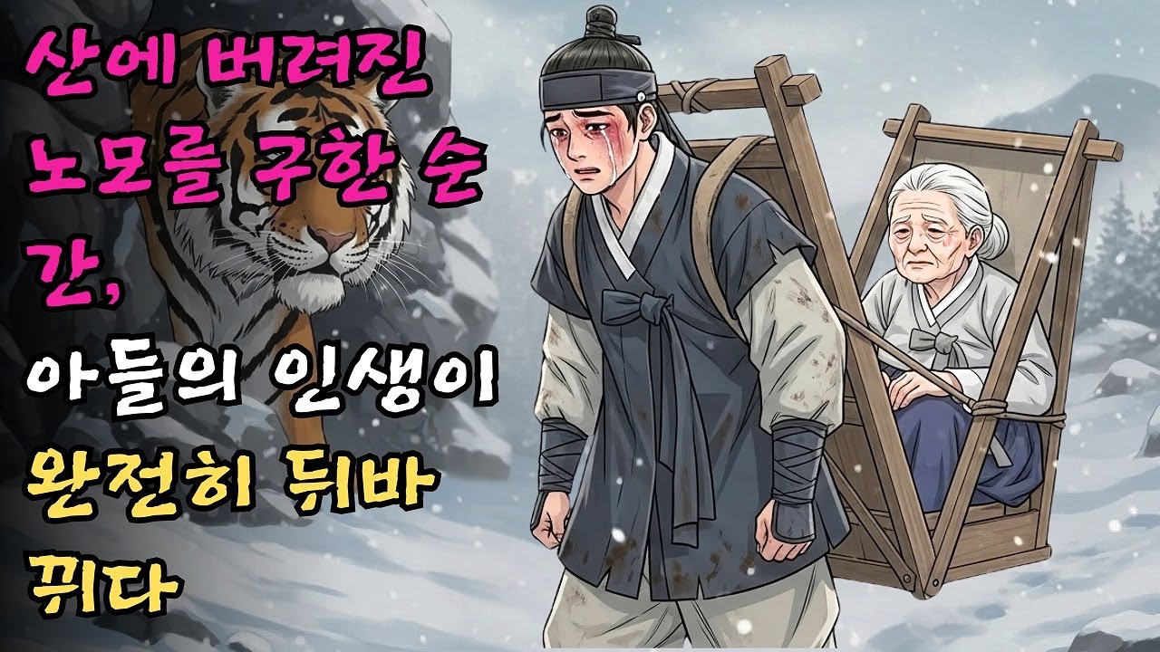 산에 버려진 노모를 구한 순간, 아들의 인생이 완전히 뒤바뀌다 #야담 #민담 #전설 #설화