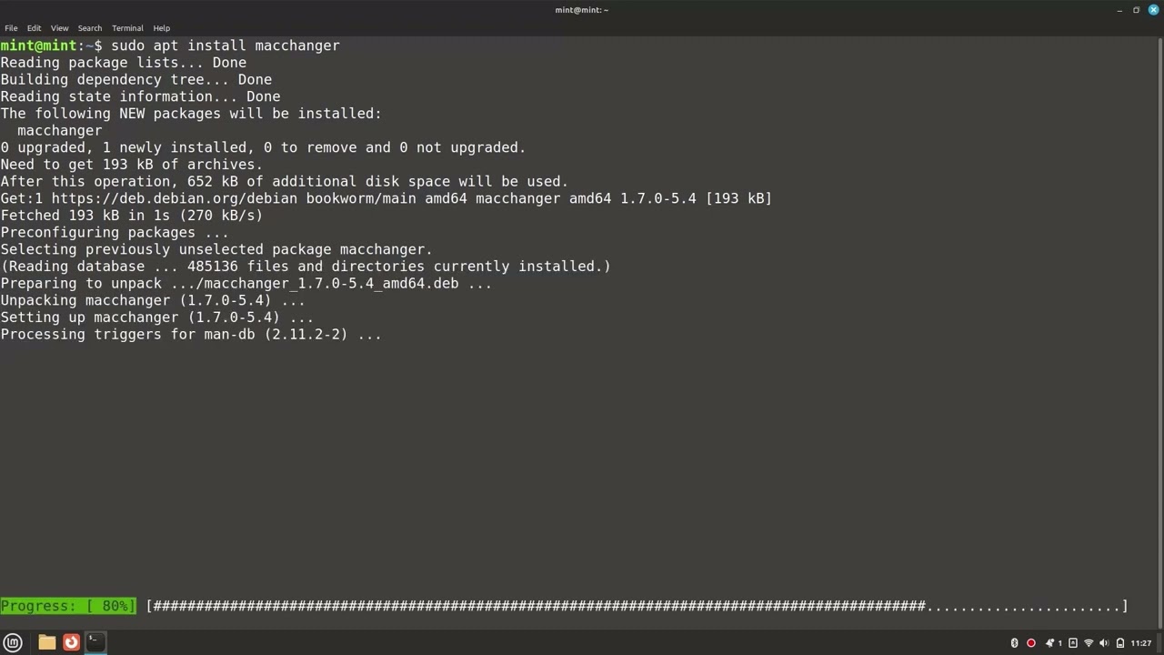 Преобразование MAC-адреса: конфиденциальность и безопасность в Linux Mint с помощью &laquo;macchanger&raquo;
