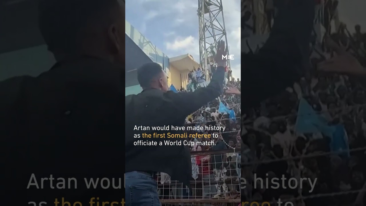 Somalia&rsquo;s would-be first ever World Cup referee returns home after being denied entry by the US