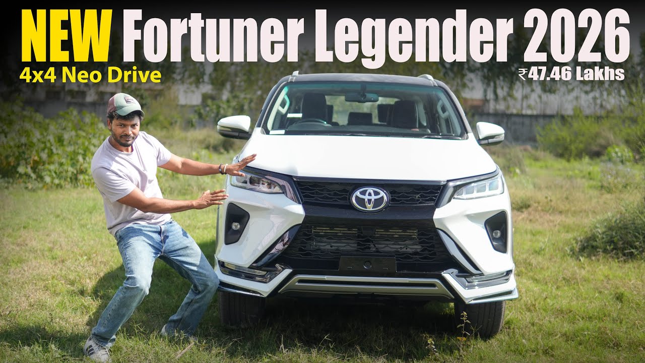 2026 Fortuner Legender Top Model 4x4 Neo Drive –Power, Luxury & Dominance ₹47.46 Lakhs | bornconfusz