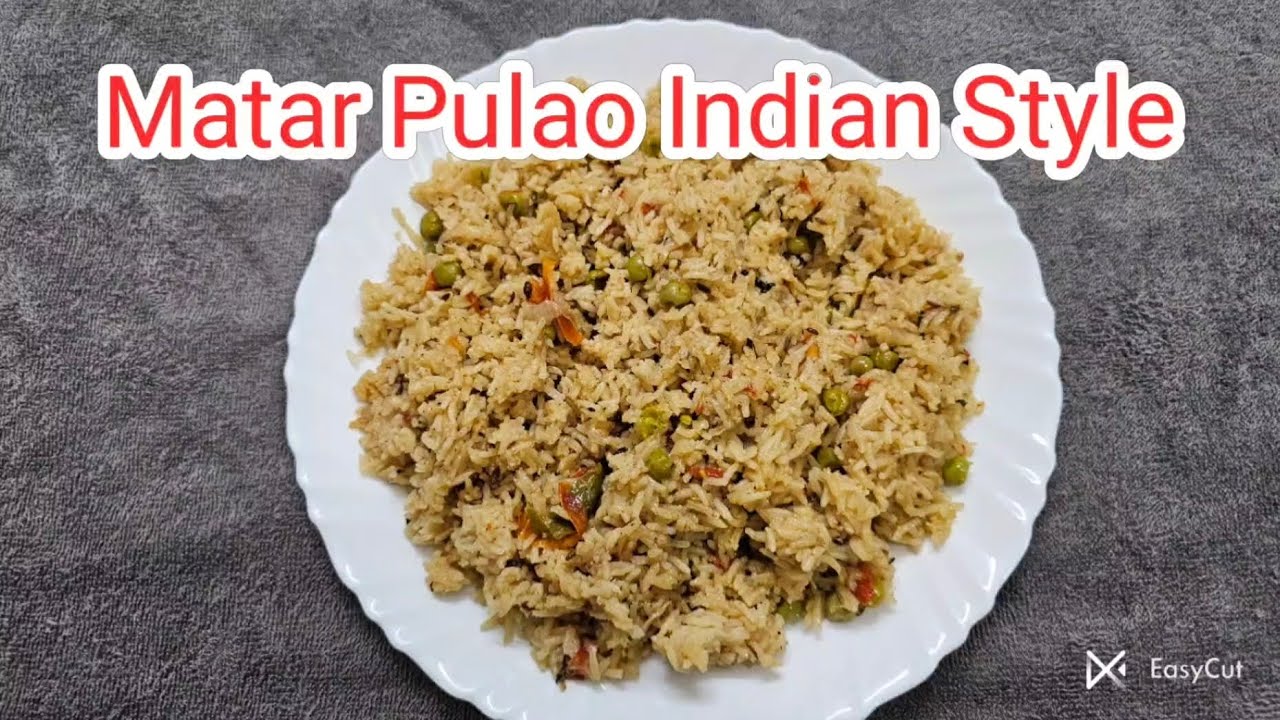 Matar Pulao Desi Style - Flavorr Fusion by RAL Happy Cooking #Cookingchannel#Yummy#Pulao#Viralpulao