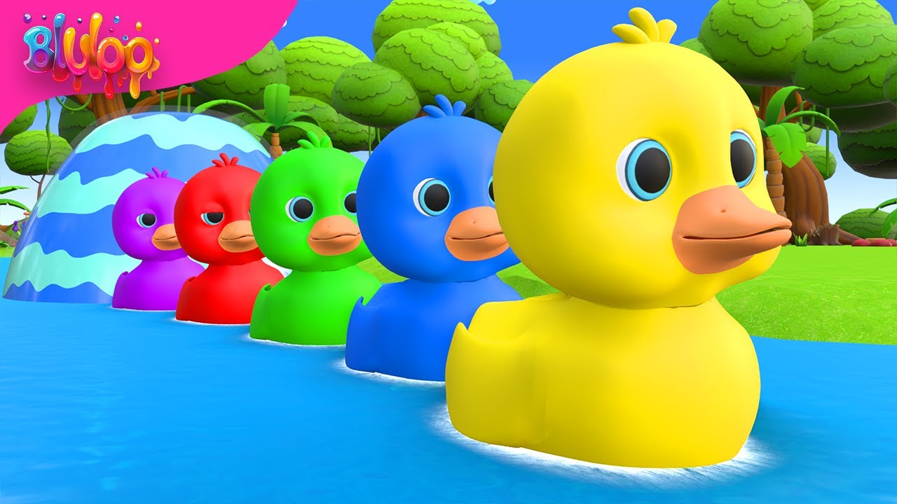Five Little Ducks | Kids Songs | BluLoo Nursery Rhymes & Kids Songs