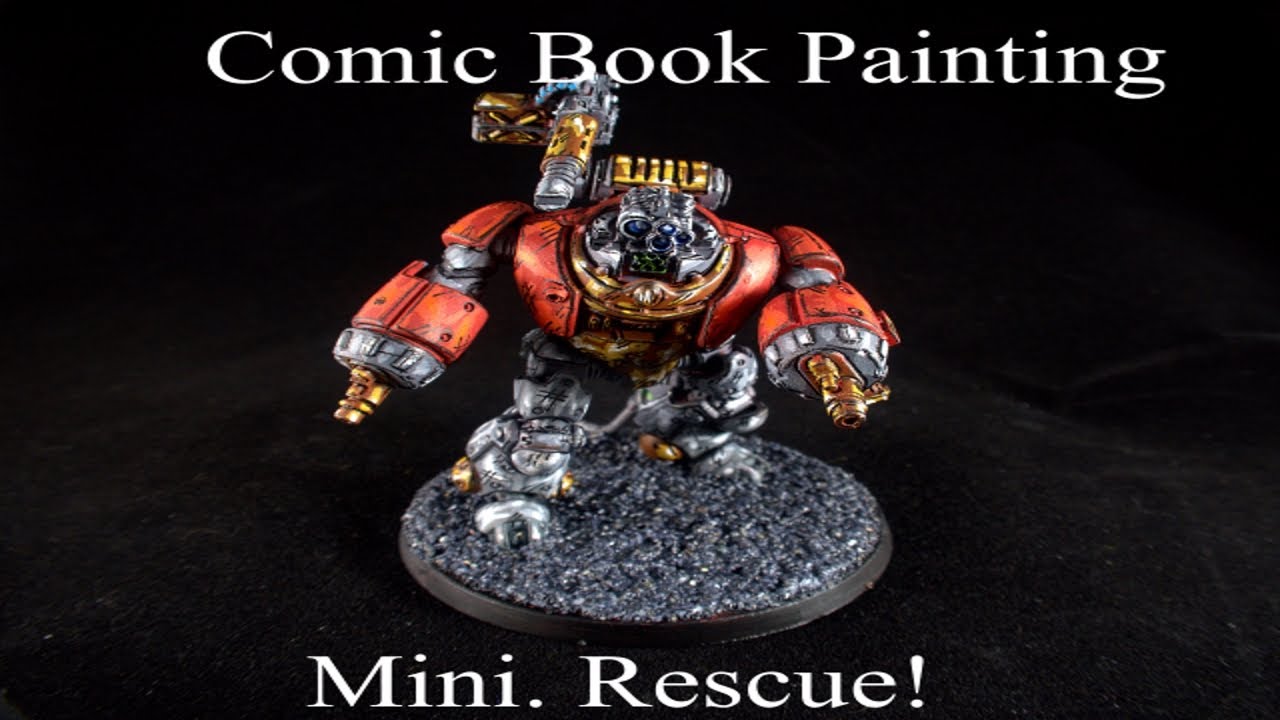 Comic Book Painting Rescue - Kastelan robot