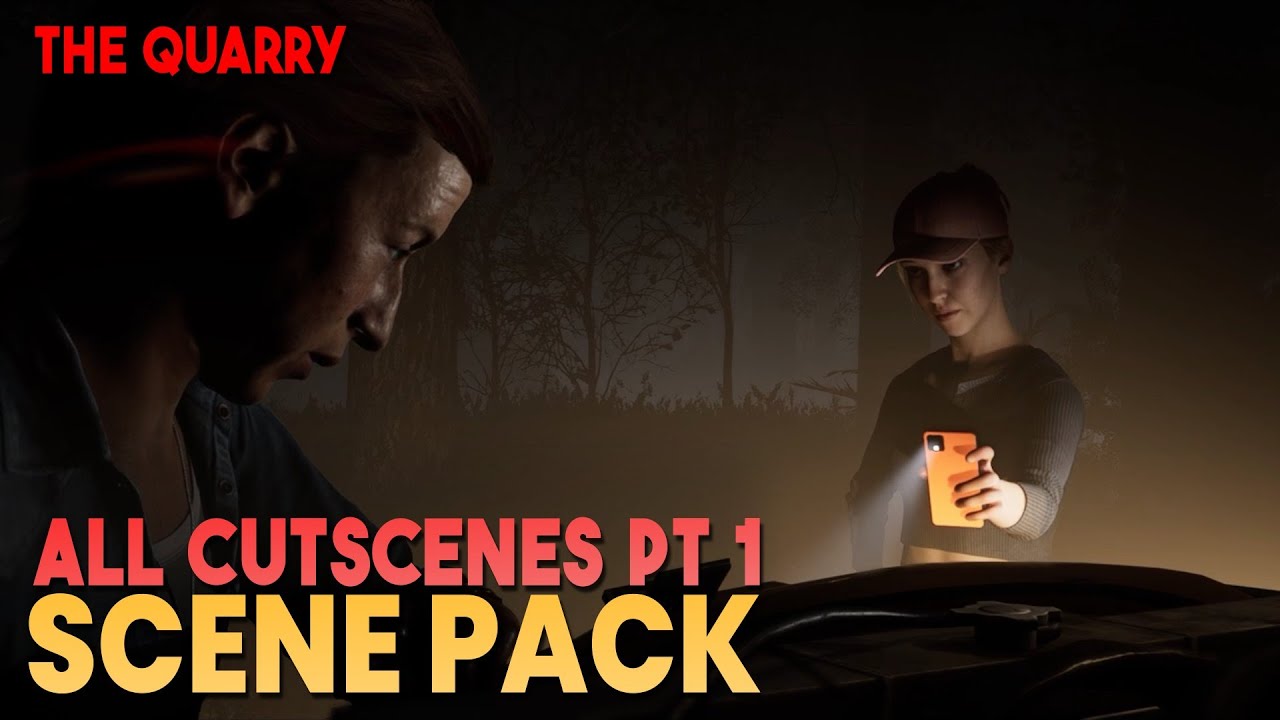 The Quarry - All Cutscenes Scene Pack (Part 1) || 1080p, 60FPS