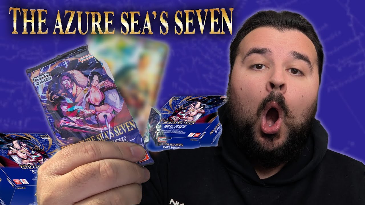 Opening OP14 Azure Sea's Seven Booster Boxes!