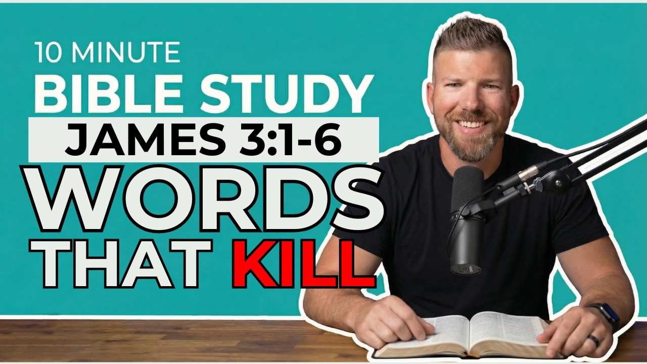 James 3:1-6 | How to Control Your Tongue [10 Minute Bible Study]