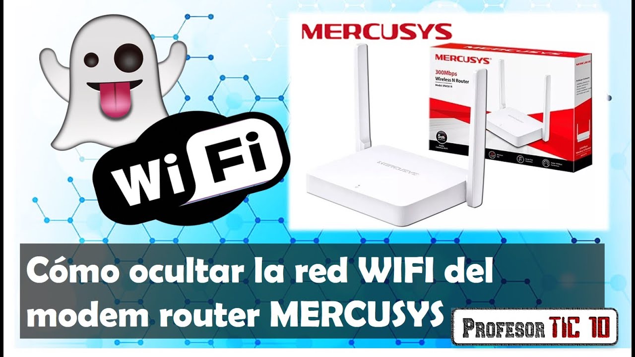 Cómo ocultar o hacer invisible la red WIFI del modem router MERCUSYS CANTV