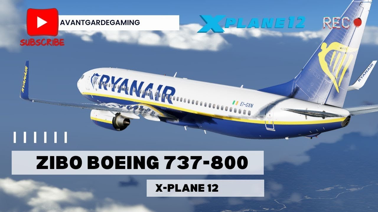 Flying Through Storm Amy! Ryanair 737-800 | London Heathrow to Edinburgh | X-Plane 12.3.1