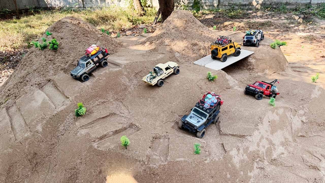 🔥 RC Off Road Crawler Extreme Mountain Obstacles Simulation Test 🔥 Tank 300 MN128 Jeep Rubicon MN8