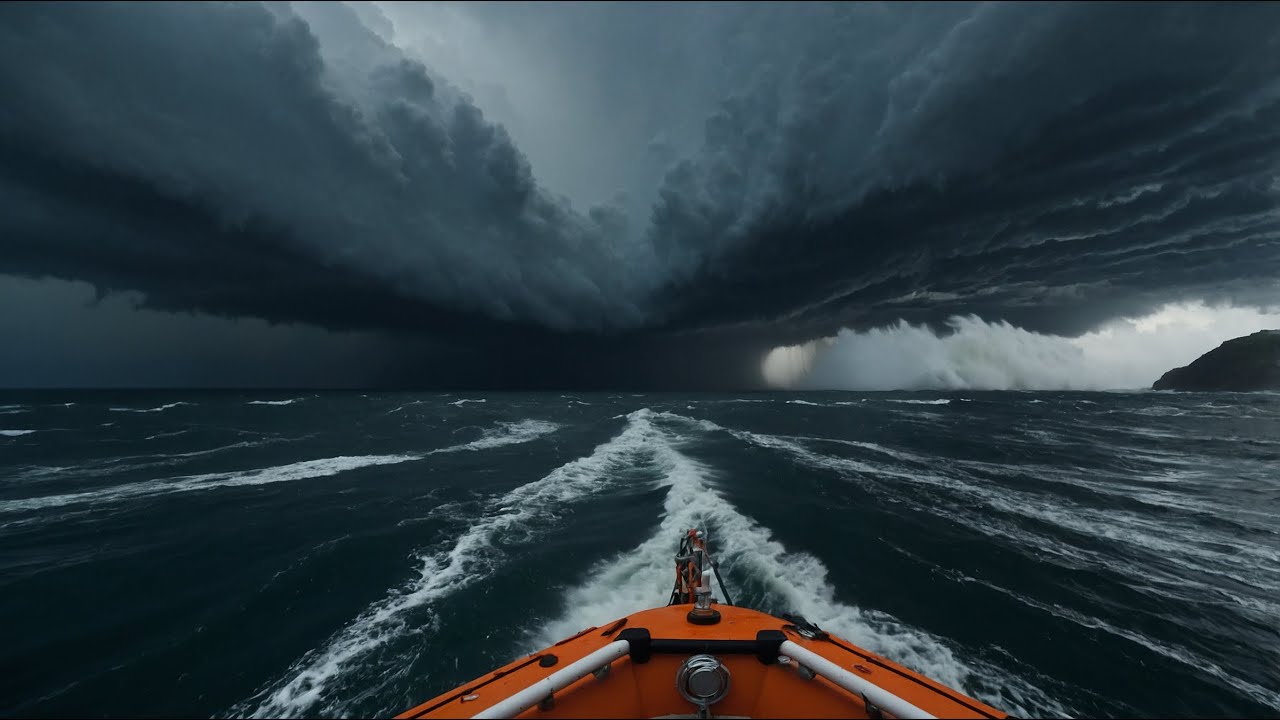 Into the Storm 🌩️ | Ocean Chase under Thunderclouds
