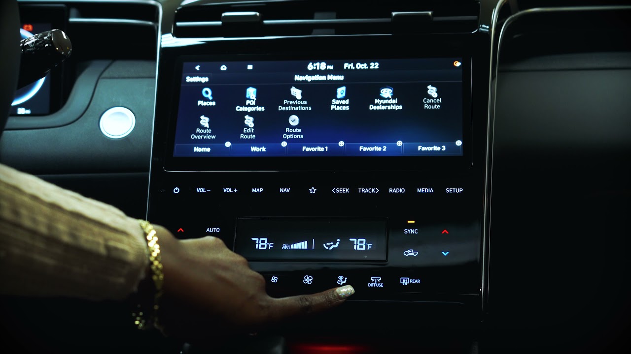 2022 Hyundai Santa Cruz Limited: AC System Walkthrough
