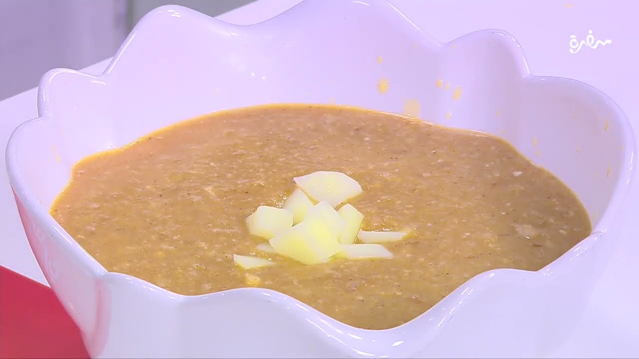 شوربة قرع و بطاطس  | نورا السادات