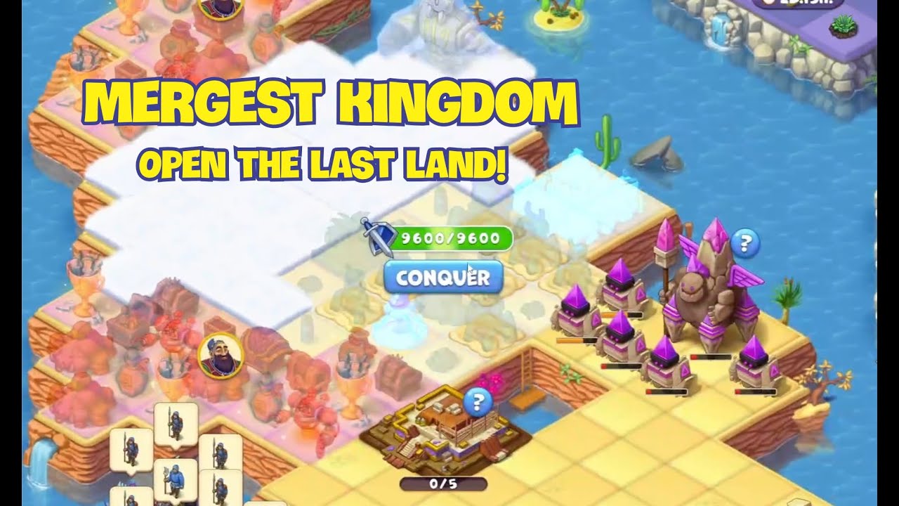 (Game Mergest Kingdom) Open the last land!