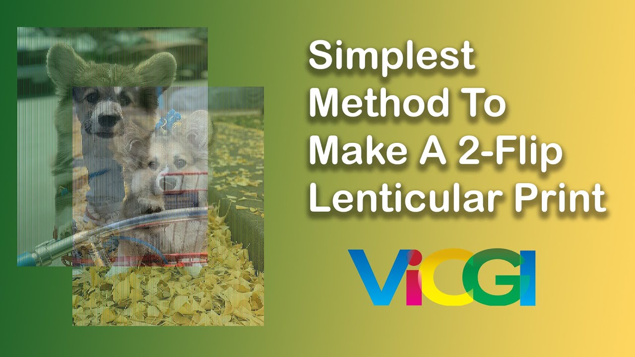 Beginners' #Lenticular #Printing Tutorial  Using Photoshop for 2-Image #Flip Animation