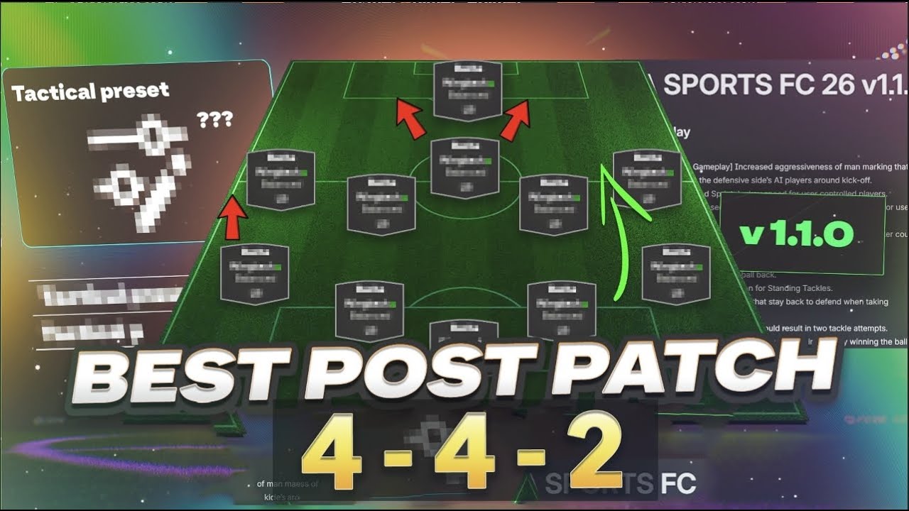НОВЫЙ ПАТЧ ПОСЛЕ FC 26! Неудержимые профессионалы тактики 4-4-2 СКРЫВАЮТСЯ от вас!🔥