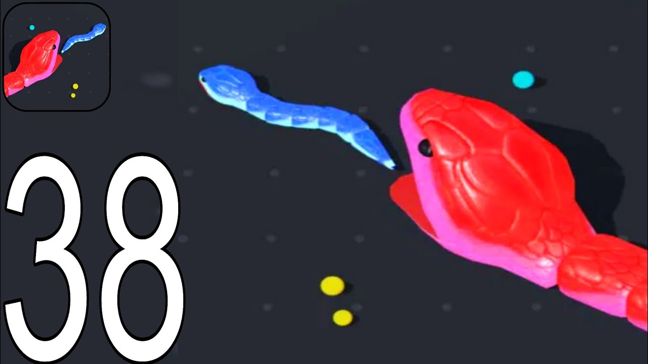 Snake Clash - Gameplay Walkthrough Part 38 Tutorial NEW Mobile Game (Android,ios)