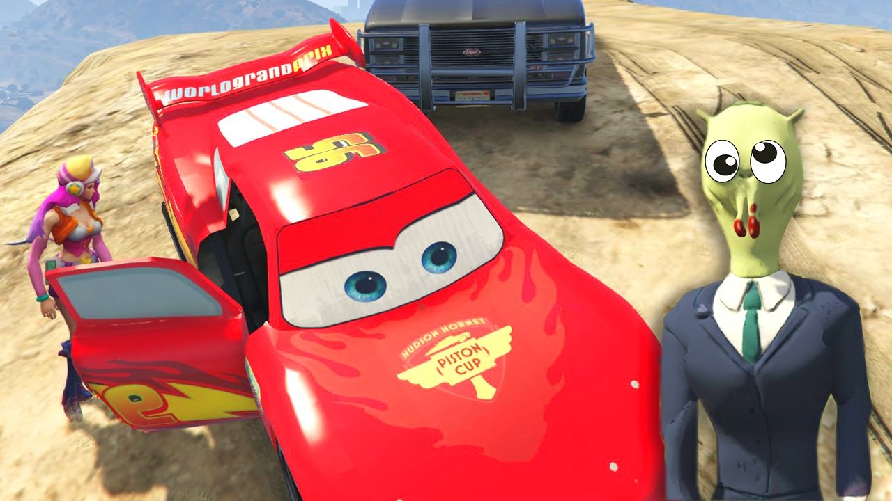 Süper Şimşek ve Örümcek Komik Uzaylının Elinden Barbie Kurtardı (GTA 5 Hikaye Modu)