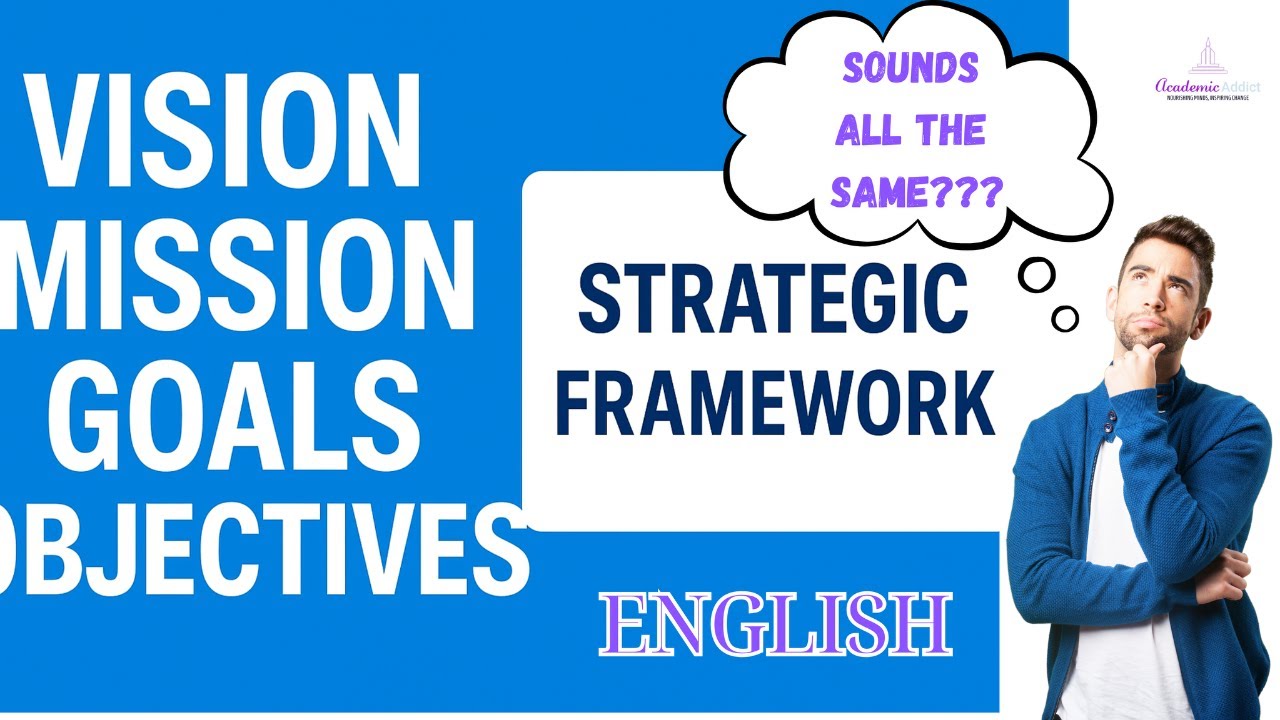 Vision vs Mission vs Goals vs Objectives | Simple explanation for everyone!