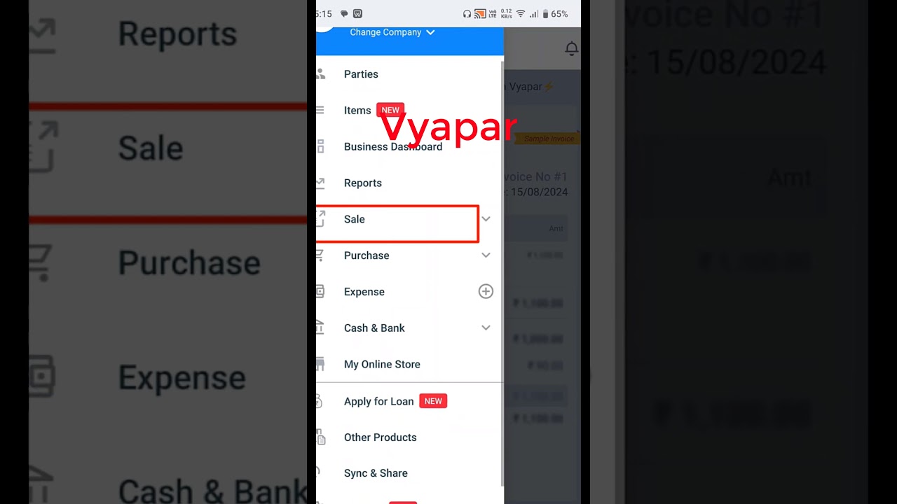 Vyapar App Overview in Mobile