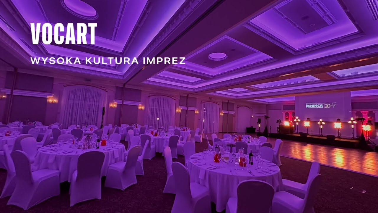 Przykładowy wygląd Małej Sceny w wersji Gold - DJ Konferansjer Wokaliści - Windsor Jachranka
