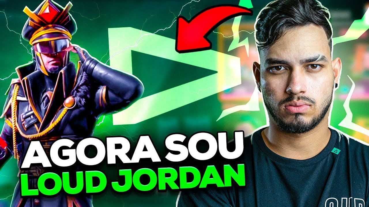 💚 AGORA É LOUD JORDAN 💚 FREE FIRE - AO VIVO! 💚 NOVO TIME EMULADOR!