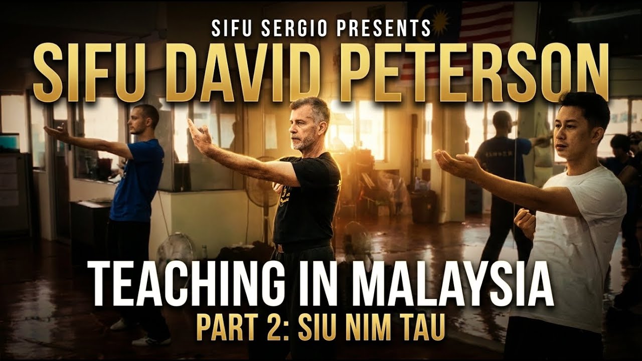 Sifu Sergio presents Sifu David Peterson teaching in Malaysia part 2 (siu nim tau)
