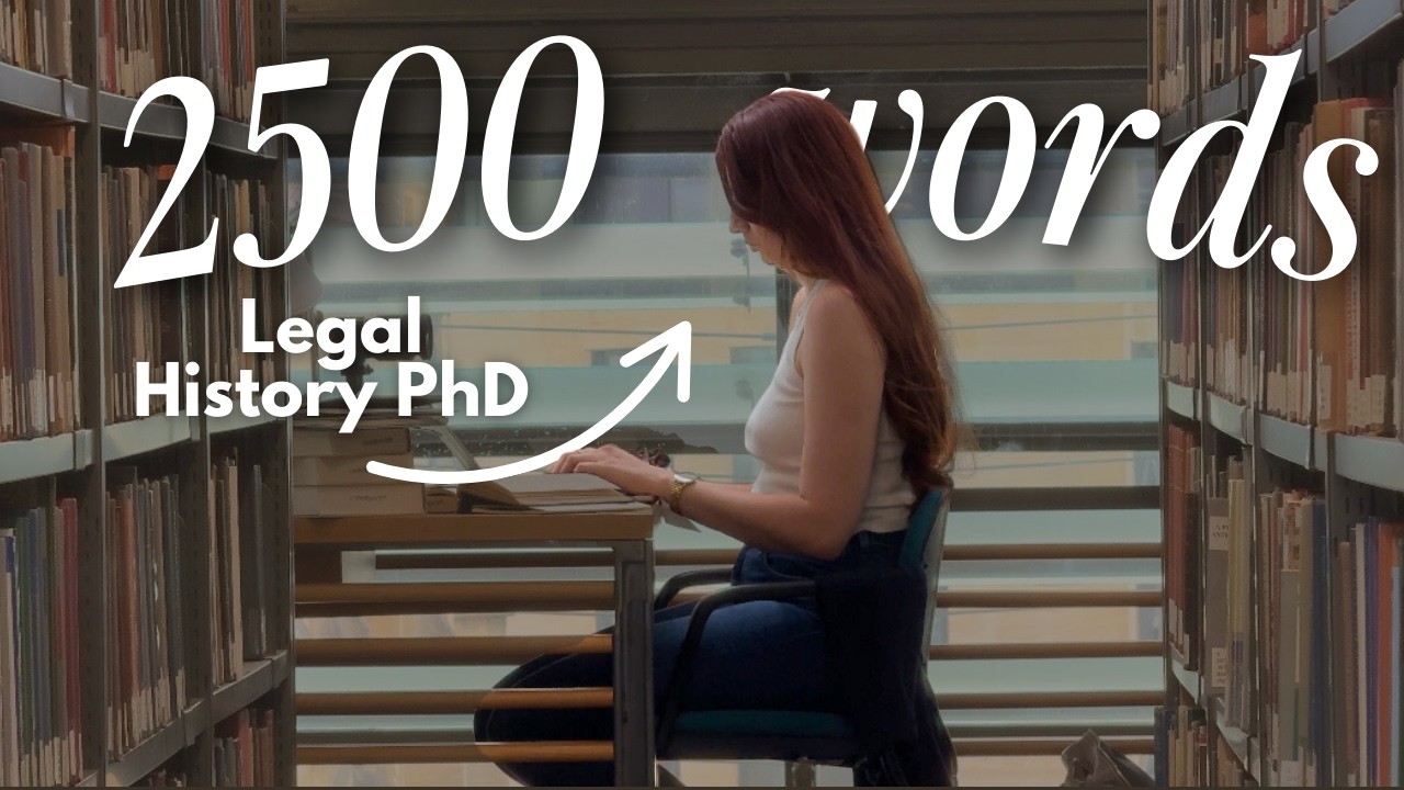 Writing 2K+ Words in a Day at Oxford Uni (History PhD Student)