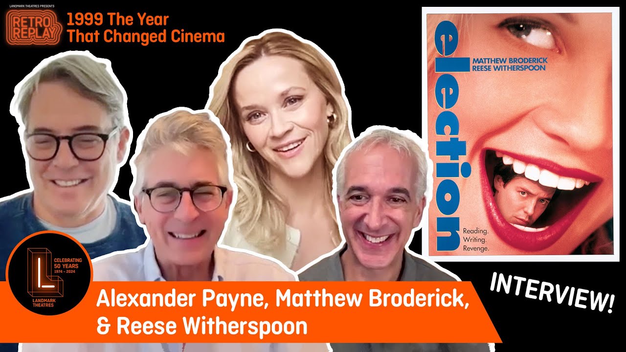 ELECTION interview with ALEXANDER PAYNE, MATTHEW BRODERICK and REESE WITHERSPOON