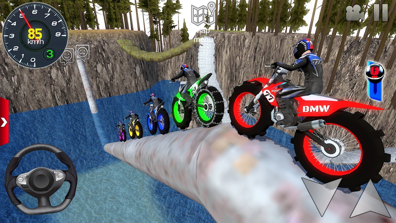 Impossible Motocross Dirt Bike Stunt Racer - Off-Road Racing Simulator 3D - Android GamePlay #4