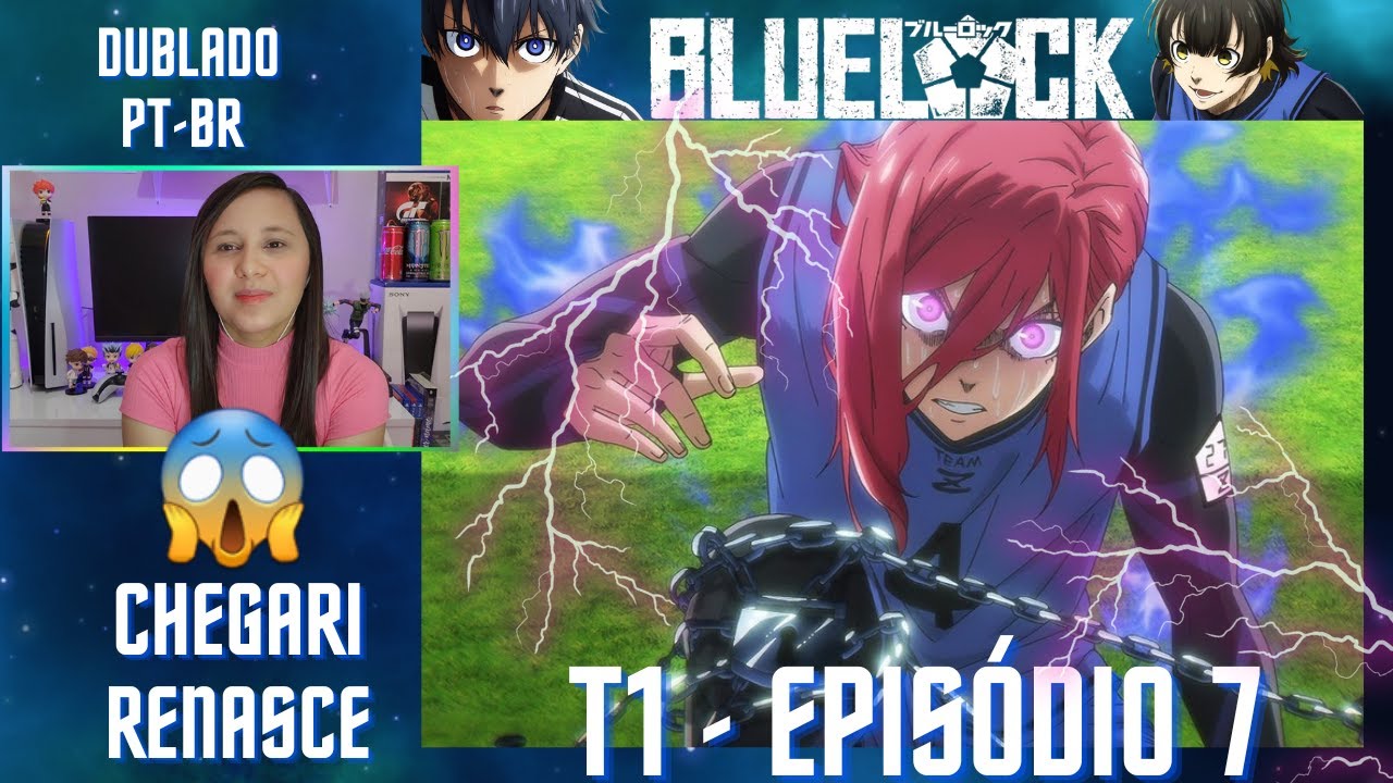 EPISÓDIO 7 BLUE LOCK PT - BR [REACT] COM HANNAH