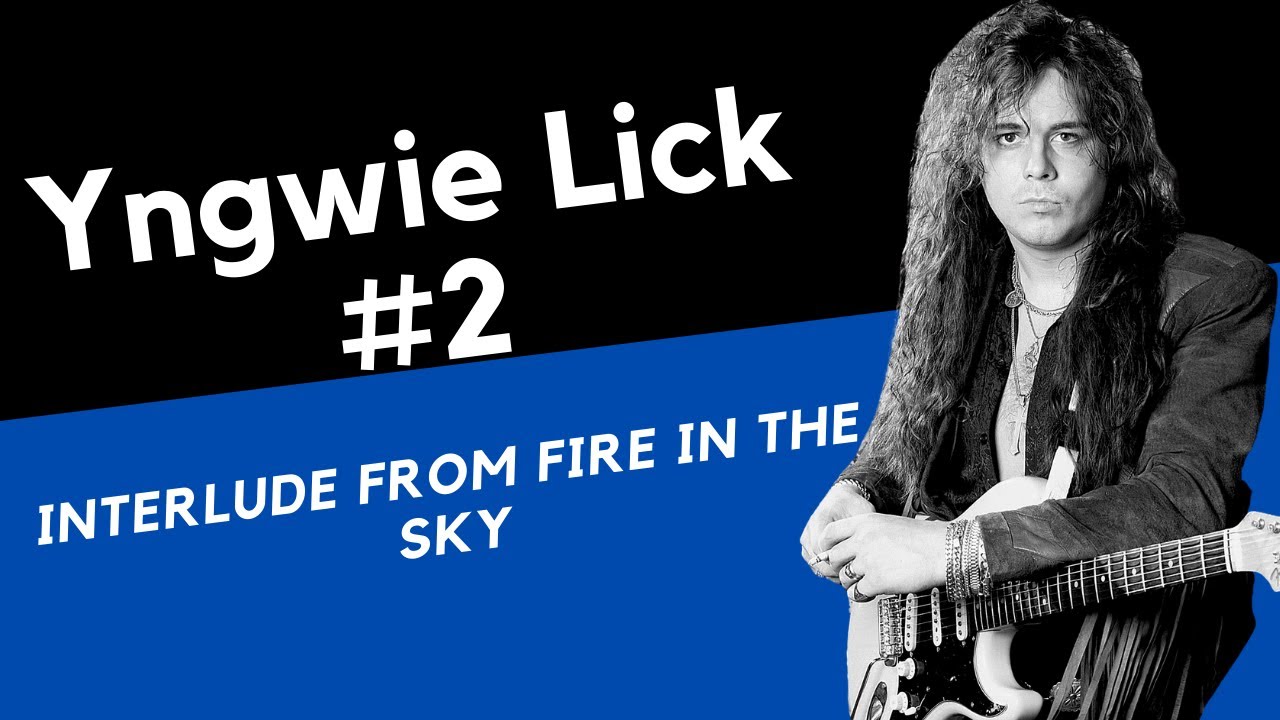 Improve your alternate and sweep picking with this awesome Yngwie lick! - Tab & Full Lesson