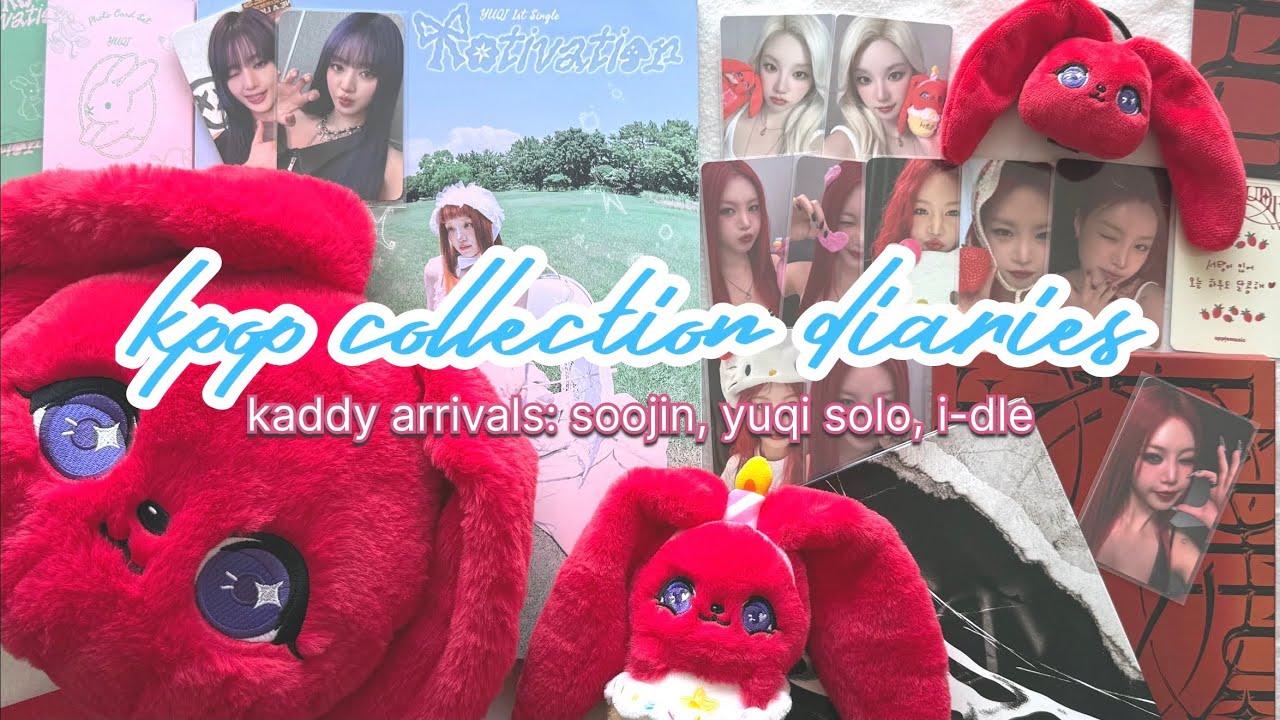kpop collection diaries: soojin, yuqi solo, i-dle & bdc haul (kaddy box #4)