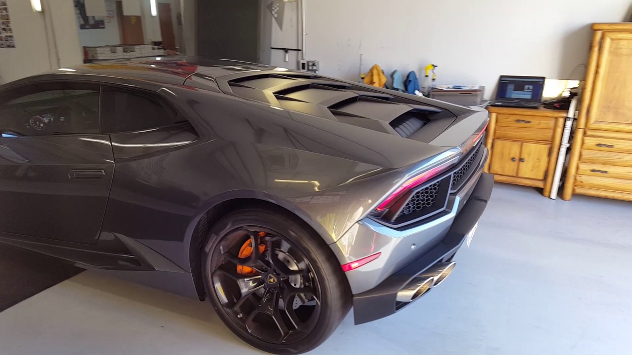 Tint Man Tints Lamborghini with Llumar Ceramic CTX 35% Window Tint