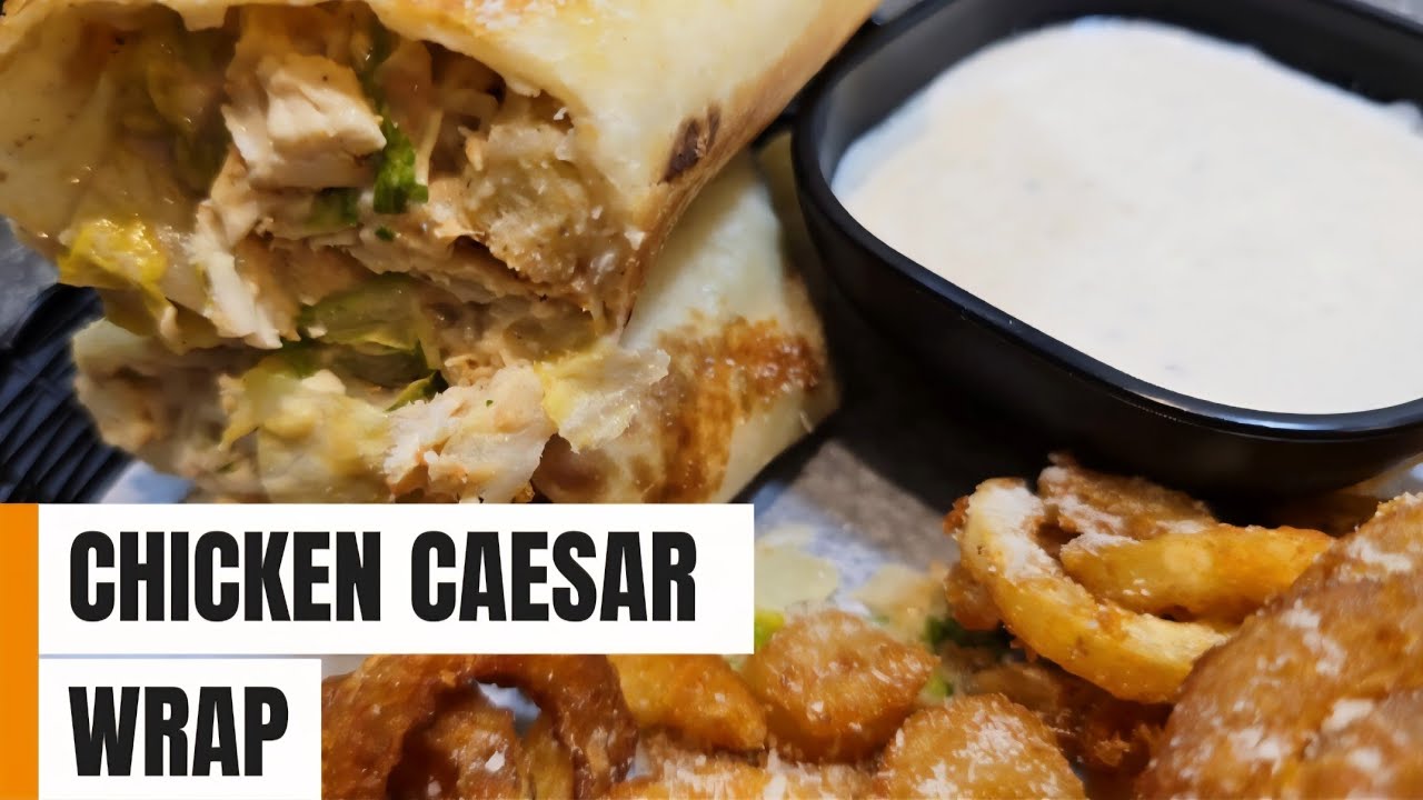 Making The VIRAL Chicken Ceasar Wrap|QuickieEats