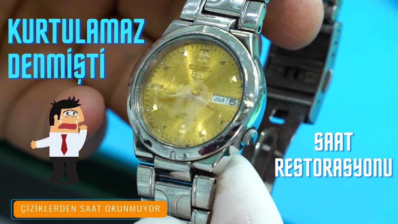 Mahvolmuş Bir Saatin Restorasyonu | Model: Seiko 5