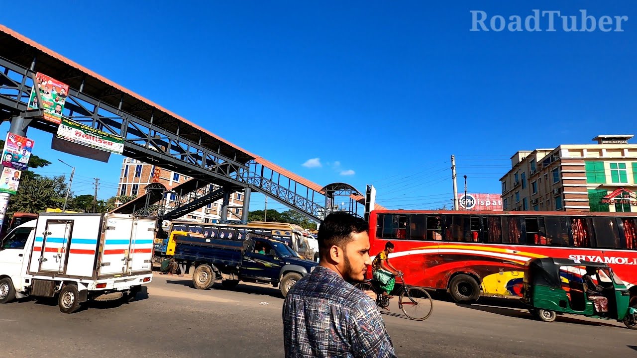 Sylhet City Walk 4K | Humayun Rashed Square - Kodom Toli - Chandni Ghat - Kean Bridge | Road Tuber