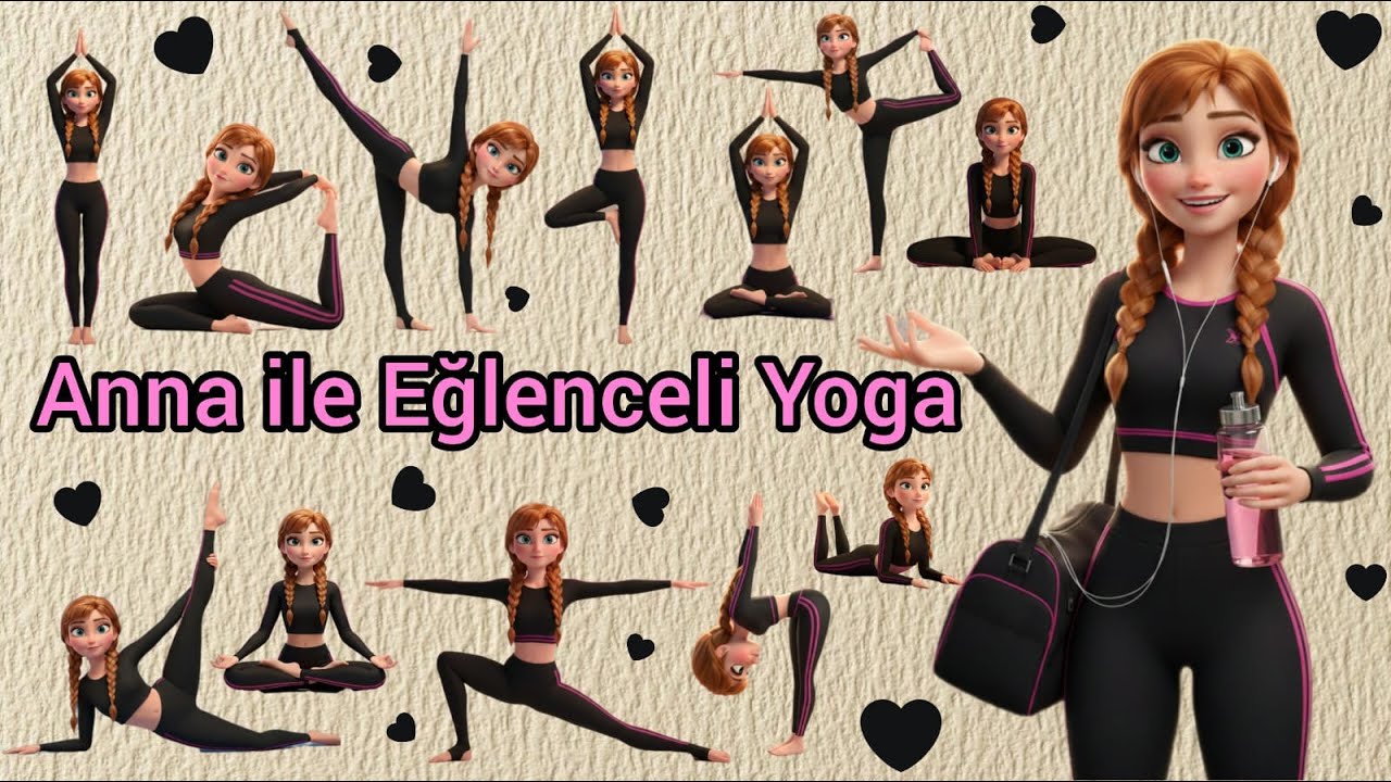 Prenses Anna ile Çocuk Yogası 🧘‍♀️ | Anna ile Sakinleş ve Esne