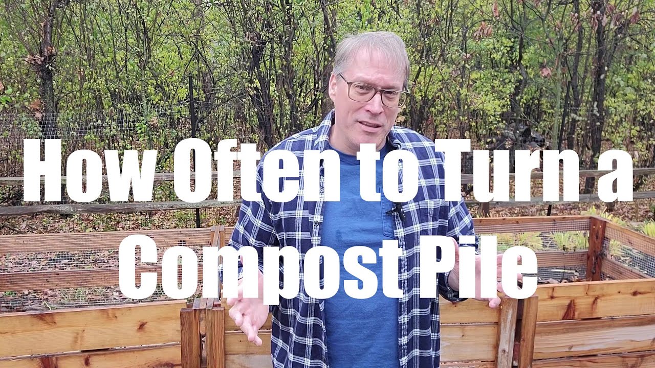 How often to turn a compost pile