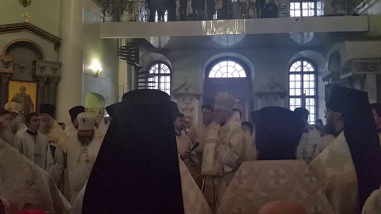 3 января 2018 Отпевание новопр протодиакона Александра Белецкого