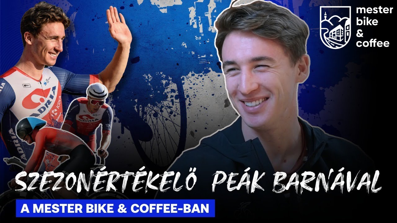 Szezon&eacute;rt&eacute;kelő Pe&aacute;k Barn&aacute;val a MesterBike&Coffee-ban