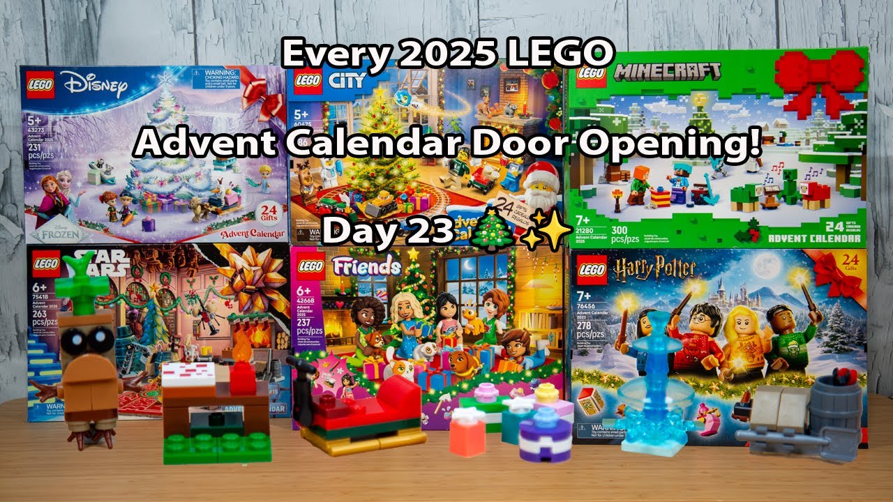 Every 2025 LEGO Advent Calendar Door Opening - Day 23!