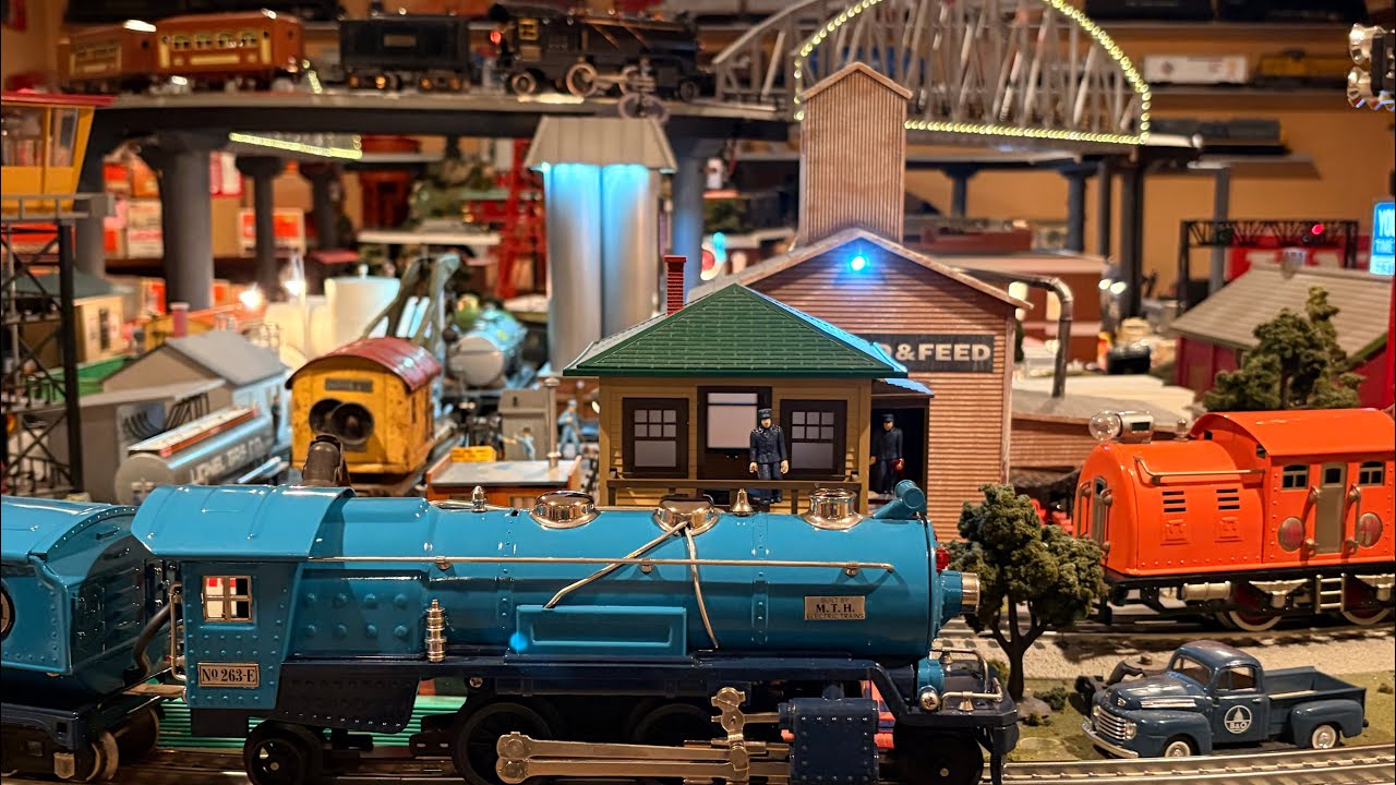 O Gauge Tinplate Train Run on my Layout
