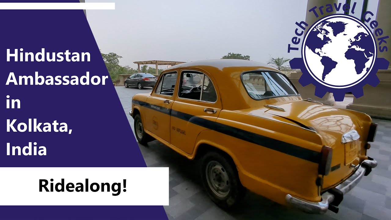 A Taxi Ride in a Hindustan Ambassador in Kolkata, West Bengal, India. [Recorded on DJI OSMO ACTION]