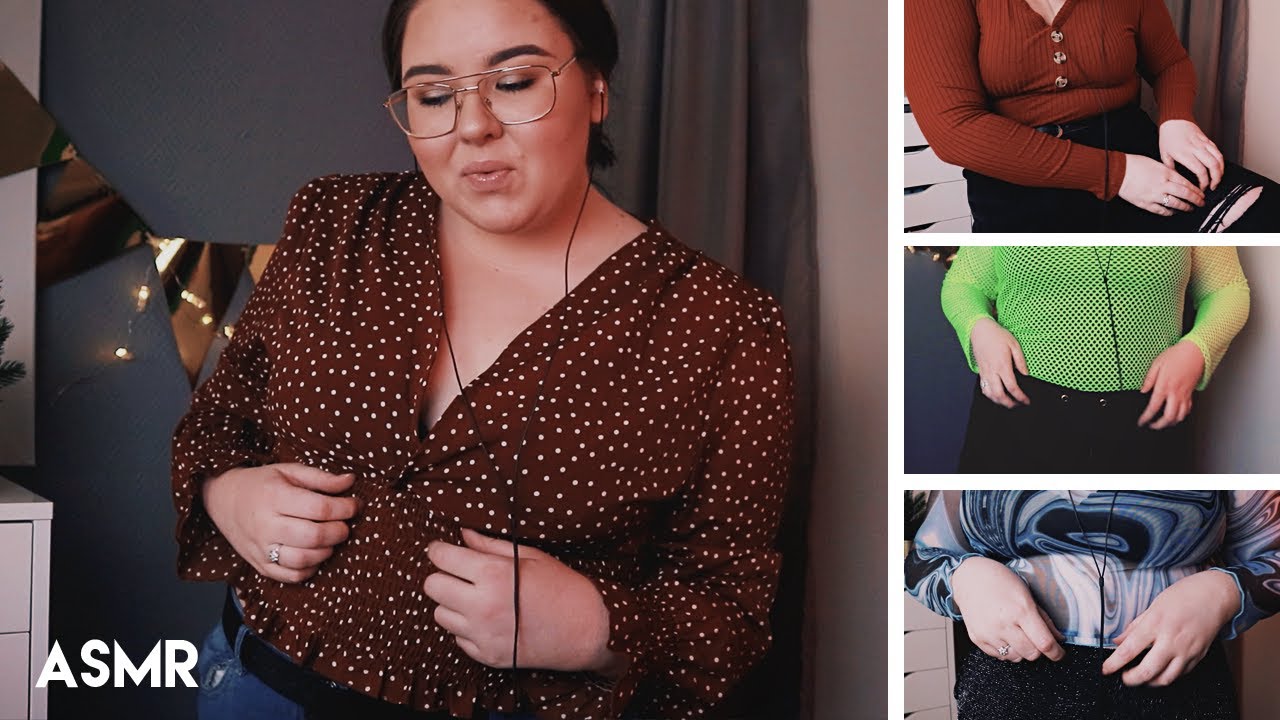 ASMR 👕 Scratchar På Mina Kläder (flera outfits!!) *supertingly fabric sounds*