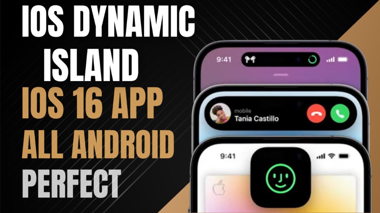 IOS 16 App Dynamic Island For All Android|Iphone 14 Pro Feature|Enable Dynamic Island any Android|