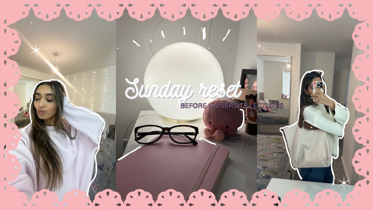SUNDAY RESET BEFORE UNI ✨🧖‍♀️🫧 | organising, planning & being honest 