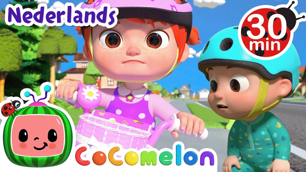 Fietsen (ja je kunt het) | CoComelon Nederlands - Kinderliedjes