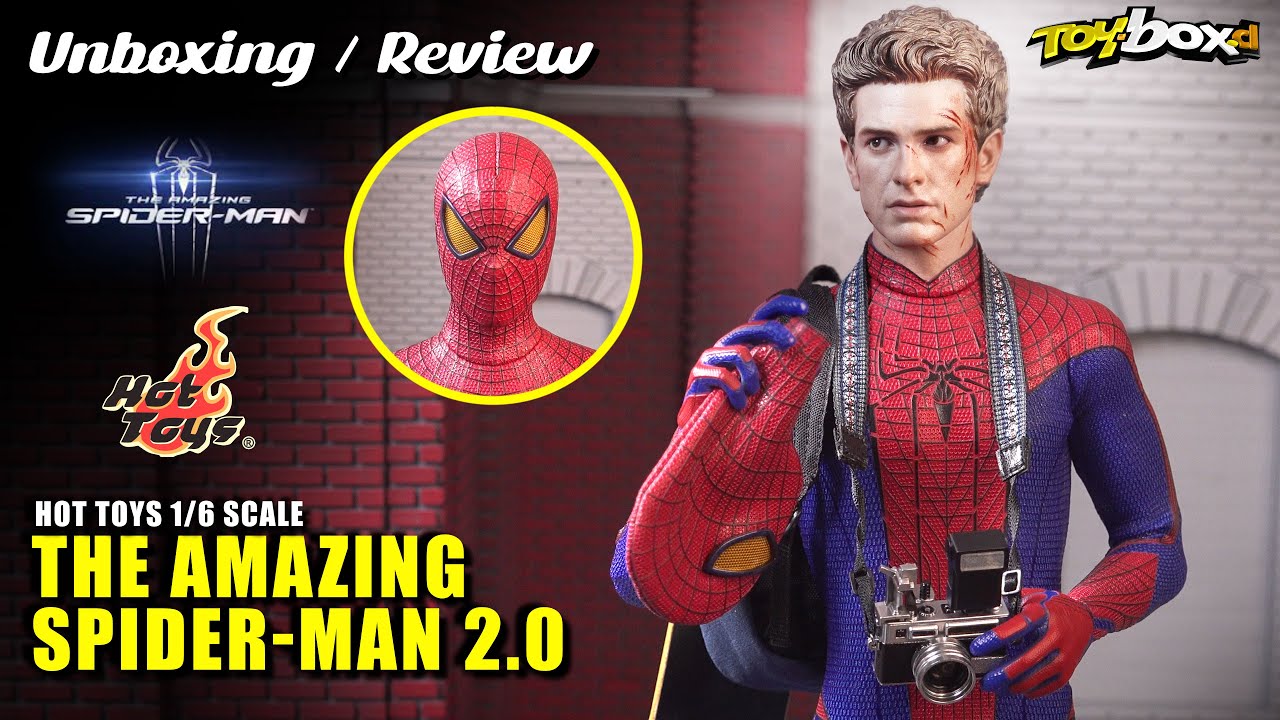 HOT TOYS THE AMAZING SPIDER-MAN (2.0) Andrew Garfield 1/6 Scale Unboxing & Review